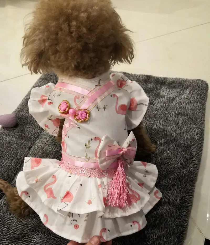 2019 Spring And Summer New Style Chinese Clothing Pet Clothes Couples Skirt Dog Clothing Pet Supplies
2019 Spring And Summer New Style Chinese Clothing Pet Clothes Couples Skirt Dog Clothing Pet Supplies