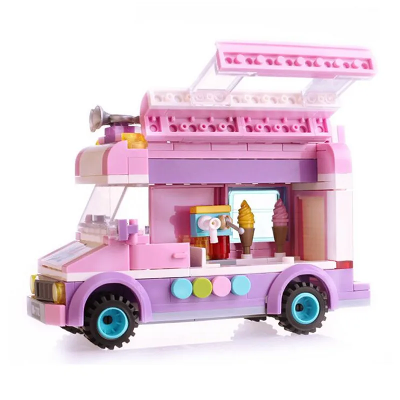 Girls' Birthday Gifts City Ice Cream Car Building-block Toys Compatible with Legoinglys DIY Educating Children Christmas Gifts
Girls' Birthday Gifts City Ice Cream Car Building-block Toys Compatible with Legoinglys DIY Educating Children Christmas Gifts