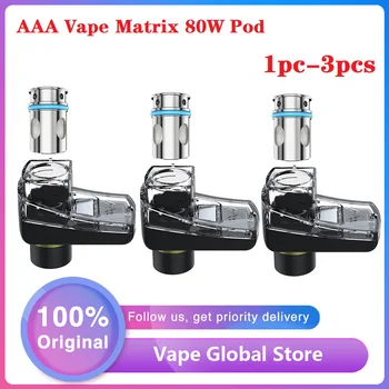 1/2/3pcs Original AAA Vape Matrix 80W Pod Cartridge 4ml Capacity Vape Pod For AAA Vape Matrix 80W Pod kit 0.16ohm Mesh Coil Pod
1/2/3pcs Original AAA Vape Matrix 80W Pod Cartridge 4ml Capacity Vape Pod For AAA Vape Matrix 80W Pod kit 0.16ohm Mesh Coil Pod