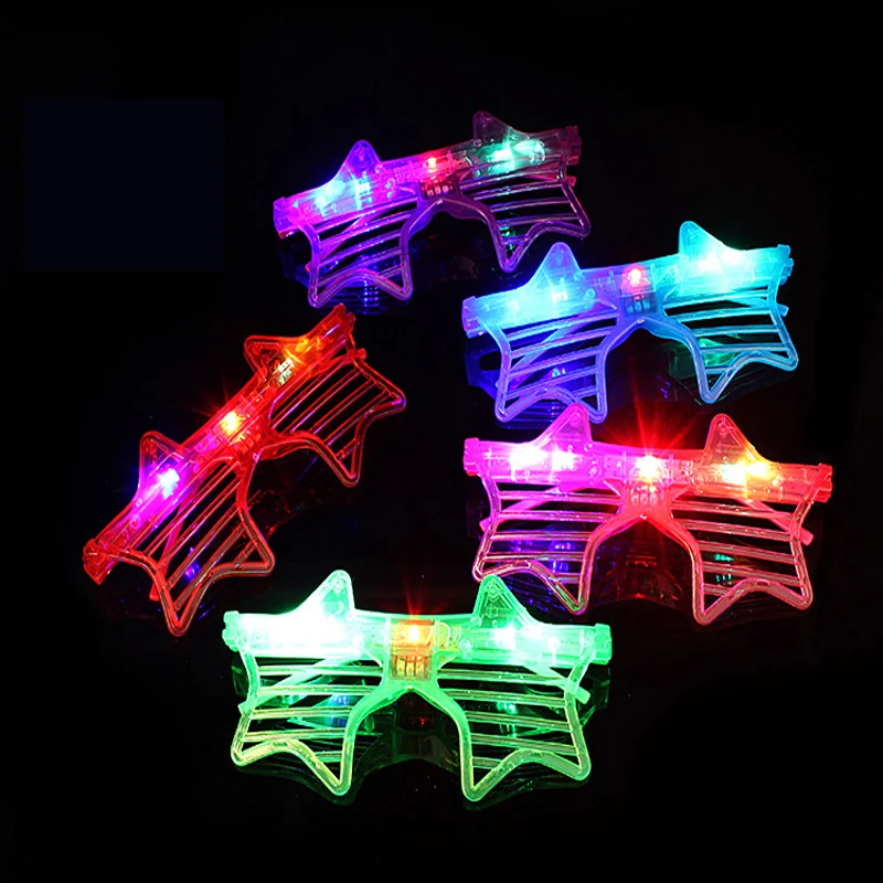 LED Glasses Five Pointed Star Flashing Rave Party Glasses Decoration Birthday Wedding New Year Creative Gifts Adult Child Toy
LED Glasses Five Pointed Star Flashing Rave Party Glasses Decoration Birthday Wedding New Year Creative Gifts Adult Child Toy