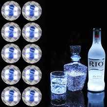 10Pcs Light Up Coasters LED Bottle Lights Glorifier Fantasy Lighting Sticker Coaster Discs for Christmas Party Wedding Bar Decor
10Pcs Light Up Coasters LED Bottle Lights Glorifier Fantasy Lighting Sticker Coaster Discs for Christmas Party Wedding Bar Decor