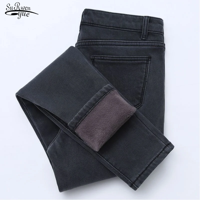 2019 Winter Warm Jeans Women Thickening Denim Pants Woman High Waist Trousers Female Jeans Plus Size Pantalon Femme 7863 50
2019 Winter Warm Jeans Women Thickening Denim Pants Woman High Waist Trousers Female Jeans Plus Size Pantalon Femme 7863 50
