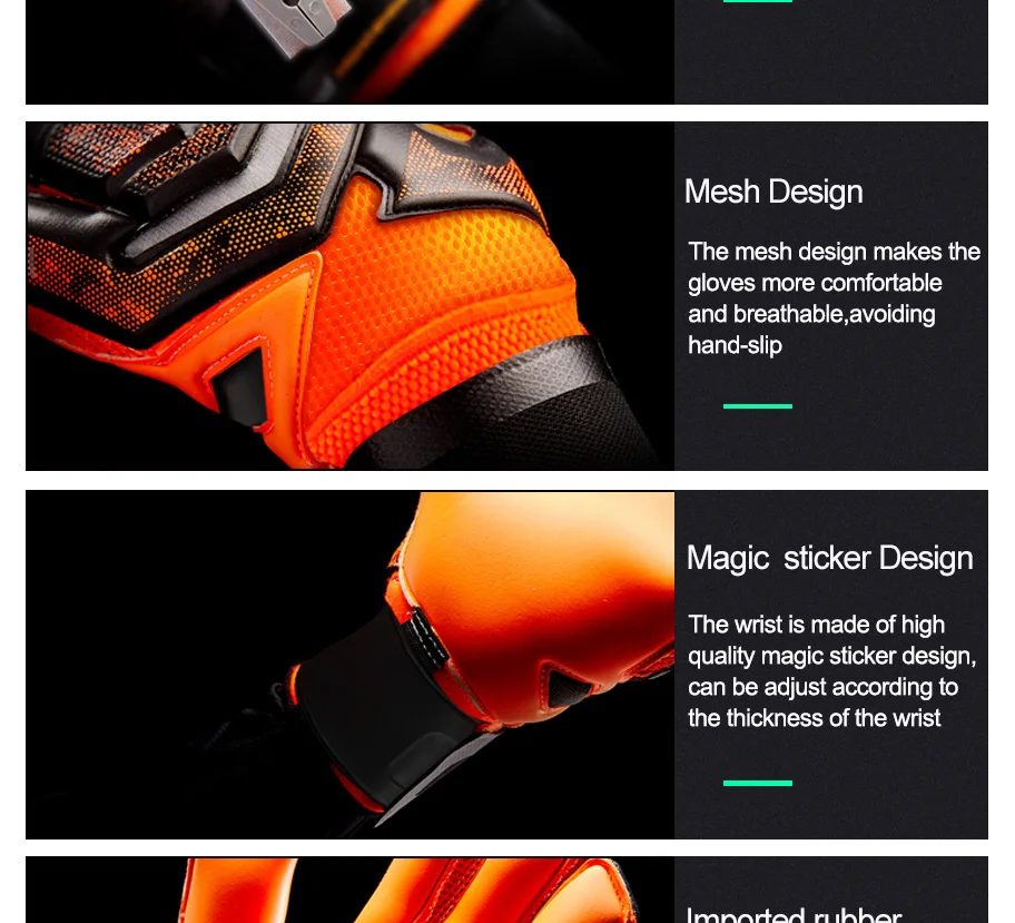 Shinestone Professional Goalkeeper Gloves Finger Protection Thickened Latex Soccer Goalie Gloves Football Goalkeeper Gloves Shinestone Professional Goalkeeper Gloves Finger Protection Thickened Latex Soccer Goalie Gloves Football Goalkeeper Gloves