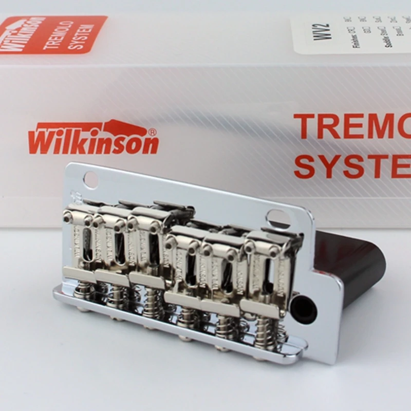 New Wilkinson WV2 ST Tremolo Bridge Guitar Bridge System Bent Steel Saddles Chrome,From Korea
New Wilkinson WV2 ST Tremolo Bridge Guitar Bridge System Bent Steel Saddles Chrome,From Korea
