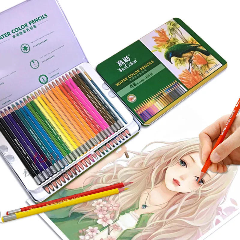 12/24/36/48/ waterColored Pencils l Iron box Professional Drawing pencils Sketch Art For School Supplies
12/24/36/48/ waterColored Pencils l Iron box Professional Drawing pencils Sketch Art For School Supplies