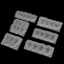 Lucky Cat Bear God of Wealth 3D Nail Mold Decoration Stamper Nail Template Molds Q6PF(China)