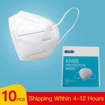 10pcs/box KN95 Mask Anti-fog PM2.5 Breathable Safety Respirator Reusable Anti-dust White Protective Mask KN95 Mouth Muffle Cover
10pcs/box KN95 Mask Anti-fog PM2.5 Breathable Safety Respirator Reusable Anti-dust White Protective Mask KN95 Mouth Muffle Cover