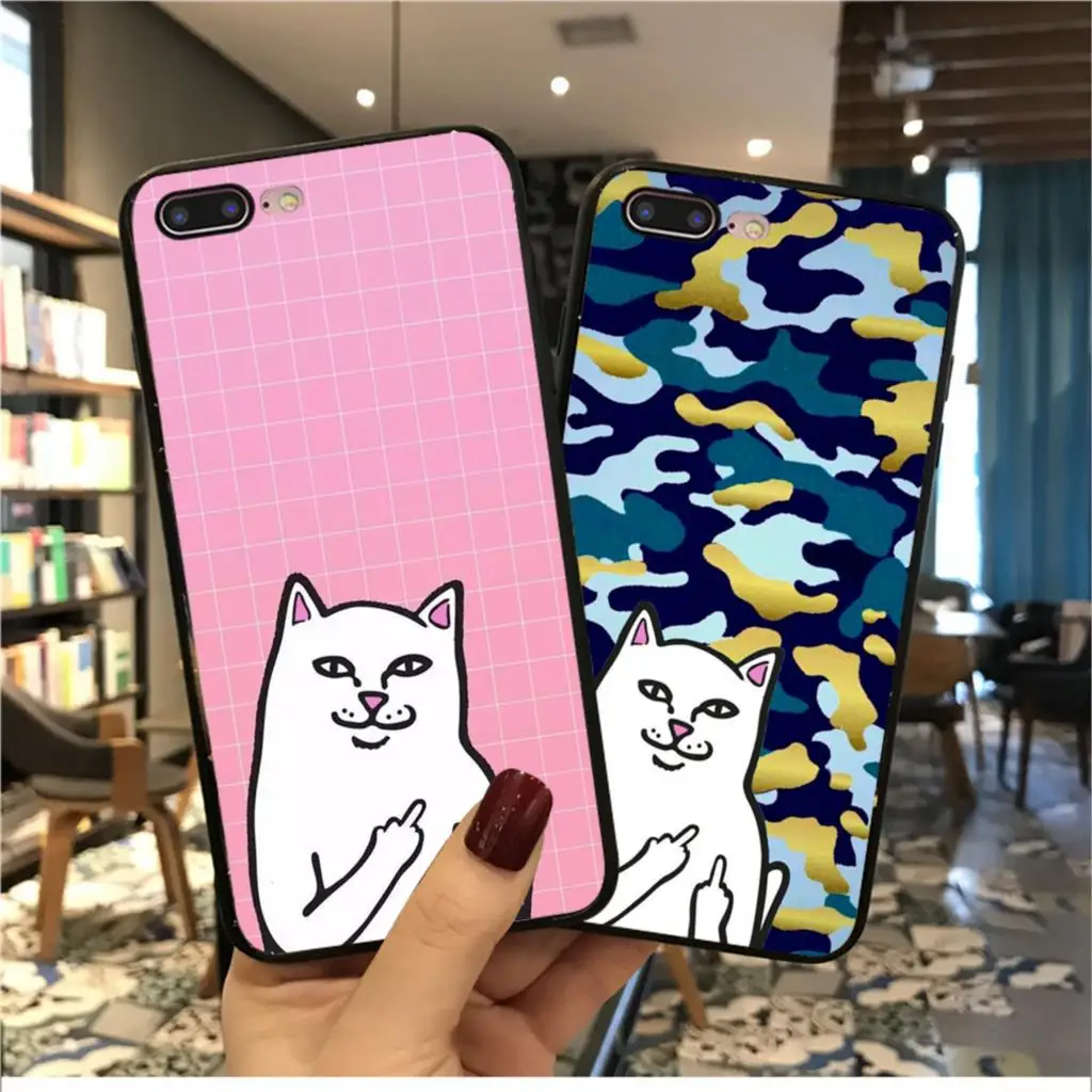 Yinuoda Finger Cat Black Soft Shell Phone Cover for iPhone X XS MAX 6 6S 7 7plus 8 8Plus 5 5S XR 11pro max
Yinuoda Finger Cat Black Soft Shell Phone Cover for iPhone X XS MAX 6 6S 7 7plus 8 8Plus 5 5S XR 11pro max