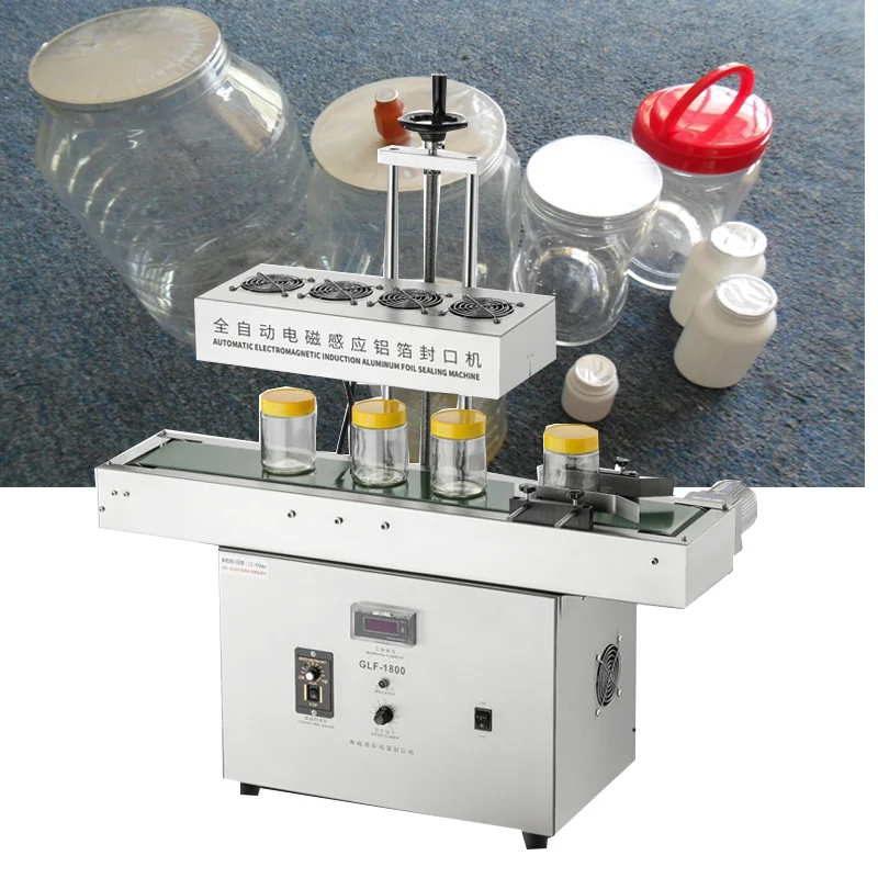 New Product Automatic Stainless Steel Glass Jar Plastic Bottle Cap Induction Sealing Machine Electromagnetic Induction Sealing M
New Product Automatic Stainless Steel Glass Jar Plastic Bottle Cap Induction Sealing Machine Electromagnetic Induction Sealing M