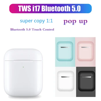 I17 TWS Wireless Bluetooth 5.0 Earphones Earbuds Sports with Charging Box Touch Control Automatic pop up sport Headset 3D Stereo
I17 TWS Wireless Bluetooth 5.0 Earphones Earbuds Sports with Charging Box Touch Control Automatic pop up sport Headset 3D Stereo
