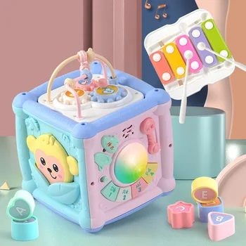 14 in 1 Musical Toys for Children Gifts Multifunctional Music Instrument Toy Kids Educational Magic Cube Toys with Piano Drum
14 in 1 Musical Toys for Children Gifts Multifunctional Music Instrument Toy Kids Educational Magic Cube Toys with Piano Drum