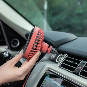 Portable Car Fan Air Outlet Vent Mini Blade Fan Electric Cooler for Dashboard Air Vent Decorative Fan 3 Speeds ABS DC 5V
Portable Car Fan Air Outlet Vent Mini Blade Fan Electric Cooler for Dashboard Air Vent Decorative Fan 3 Speeds ABS DC 5V