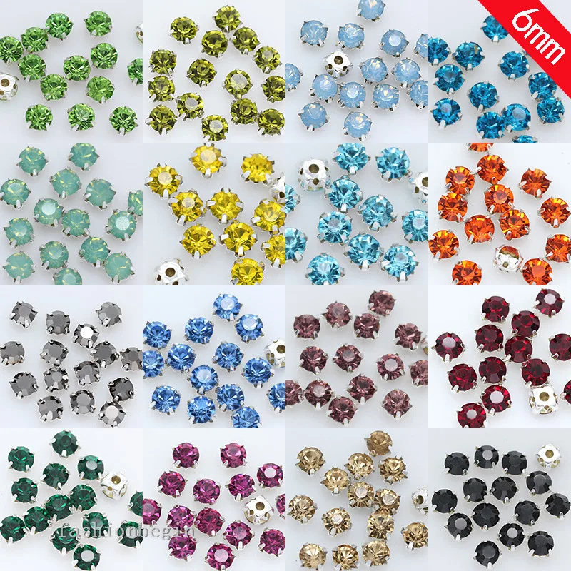 36p 6mm color Sew on crystal glass Rhinestone Silver Claw Montee 4-holes Sewing Stone button jewelry,wedding dress making Beads 
36p 6mm color Sew on crystal glass Rhinestone Silver Claw Montee 4-holes Sewing Stone button jewelry,wedding dress making Beads