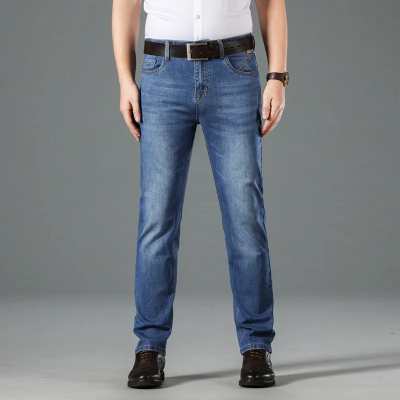 Spring Autumn New Fashion Men Jeans Blue Color Elastic Casual Business Pants Stretch Cotton Comfort Classical Straight Jeans Men
Spring Autumn New Fashion Men Jeans Blue Color Elastic Casual Business Pants Stretch Cotton Comfort Classical Straight Jeans Men