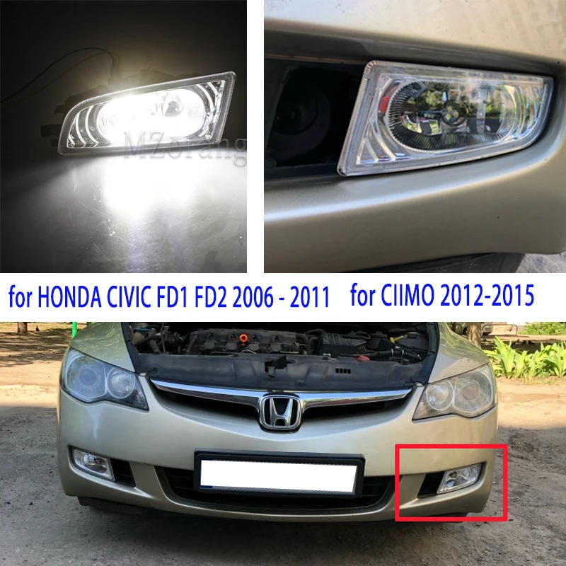 Для HONDA CIVIC противотуманные светильник s для FD1 FD2 2006 2011 головной CIIMO 2012 2015