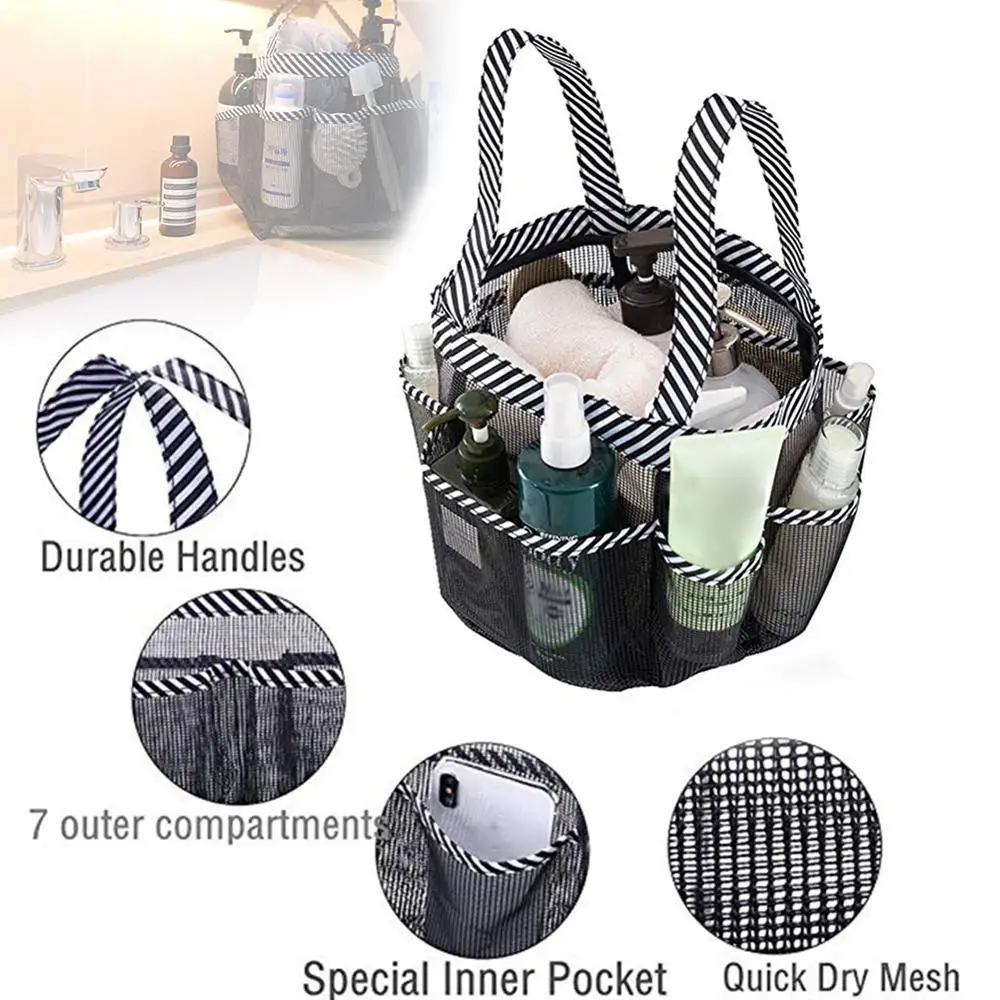Portable Shower Basket Handbag Shower Caddy Tote Mesh Quick Dry Bathroom Organizer 8 Pockets Caddy for Dorm Camping Swimming
Portable Shower Basket Handbag Shower Caddy Tote Mesh Quick Dry Bathroom Organizer 8 Pockets Caddy for Dorm Camping Swimming