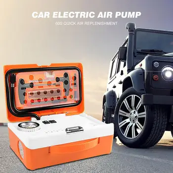 12V/130W Professional Car Air Pump 60S Quick Portable Electric Automatic Air Compressor 100PSI Pressure MAX Vehicles Universal
12V/130W Professional Car Air Pump 60S Quick Portable Electric Automatic Air Compressor 100PSI Pressure MAX Vehicles Universal