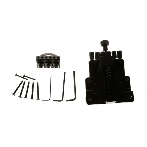 Black 6 Strings Guitar Tailpiece Tremolo Bridge For Headless Electric Guitar
Black 6 Strings Guitar Tailpiece Tremolo Bridge For Headless Electric Guitar