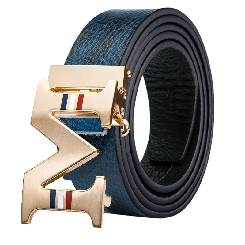 Hi-Tie Fashion Men's Belt Original Natural Genuine Leather Automatic Buckle Designer Belts Luxury Brand Male Belts blue Strap
Hi-Tie Fashion Men's Belt Original Natural Genuine Leather Automatic Buckle Designer Belts Luxury Brand Male Belts blue Strap