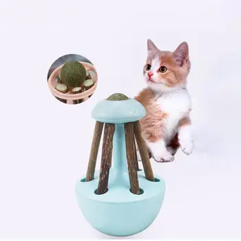 1 Pc Cat Toy Tumbler Bite-Resistant Catnip Ball Toys Funny Pet Ball Kitten Educational Molars Teething Plaything
1 Pc Cat Toy Tumbler Bite-Resistant Catnip Ball Toys Funny Pet Ball Kitten Educational Molars Teething Plaything