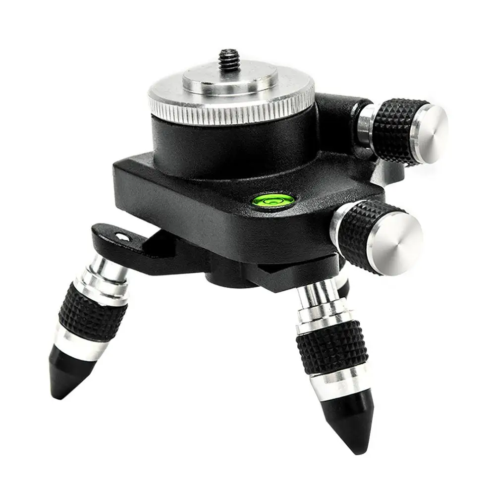 Laser Level Adapter 360-Degree Adjustment Rotation Base Tripod Bracket For 1/4inch Interface Laser Level Turning Pivoting Base
Laser Level Adapter 360-Degree Adjustment Rotation Base Tripod Bracket For 1/4inch Interface Laser Level Turning Pivoting Base