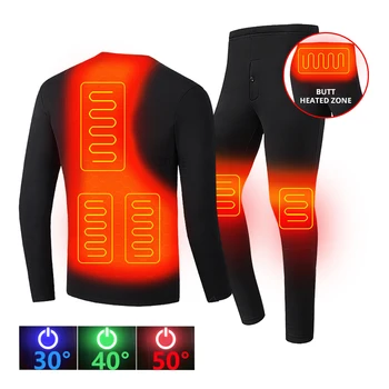 Winter Heated Motorcycle Jacket Men Women Heated Thermal Underwear Set USB Electric Suit Thermal Clothing for Winter 5XL
Winter Heated Motorcycle Jacket Men Women Heated Thermal Underwear Set USB Electric Suit Thermal Clothing for Winter 5XL
