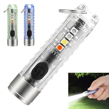 SecurityIng Keychain Flashlight Mini LED Flashlight S11Transparent Torch TypeC Chargeable Waterproof Camping Light UV Torch
SecurityIng Keychain Flashlight Mini LED Flashlight S11Transparent Torch TypeC Chargeable Waterproof Camping Light UV Torch