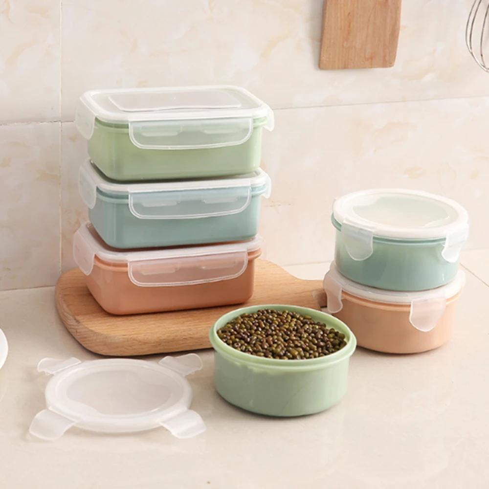 Small Food Storage Box Kitchen Food Container Round Square Food Box Fruit Snack Box Children School Office Portable Bento Box
Small Food Storage Box Kitchen Food Container Round Square Food Box Fruit Snack Box Children School Office Portable Bento Box