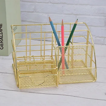 1pc Metal Mesh Box Pen Pencils Holder Case Desk Stationery Storage Organizer Home Office Table Storage Box useful save space
1pc Metal Mesh Box Pen Pencils Holder Case Desk Stationery Storage Organizer Home Office Table Storage Box useful save space