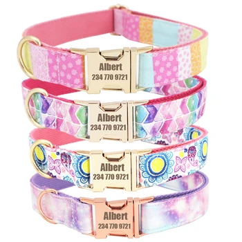 Custom Personalized Pet Dog Collar Personalized Adjustable Engraved Puppy Cat Nameplate ID Collars
Custom Personalized Pet Dog Collar Personalized Adjustable Engraved Puppy Cat Nameplate ID Collars