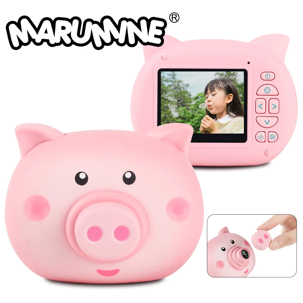 Marumine HD Kids Digital Camera 12.0 Mega Piexl with 2.3 Inch Screen Electronic Timed Shooting Camera Toy Photography
Marumine HD Kids Digital Camera 12.0 Mega Piexl with 2.3 Inch Screen Electronic Timed Shooting Camera Toy Photography