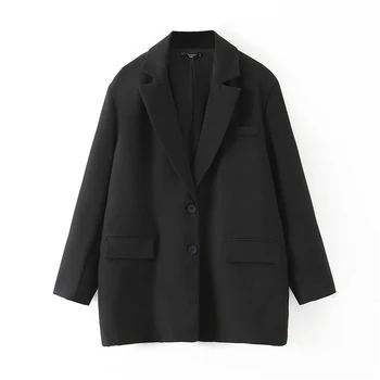 2020 Loose Office Lady Black Blazer Women Long Sleeve Casual Single Breasted Coat Notched Collar Suit Jacket Blazers 
2020 Loose Office Lady Black Blazer Women Long Sleeve Casual Single Breasted Coat Notched Collar Suit Jacket Blazers