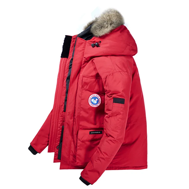 2019 Autumn & Winter New Style Men's Plus-sized Cotton Overcoat Windproof Warm Hooded Cotton Coat 
2019 Autumn & Winter New Style Men's Plus-sized Cotton Overcoat Windproof Warm Hooded Cotton Coat