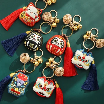 Chinese Amulet DIY Embroidery Cat kit of Keychain Cross Stitch Set Needlework Handmade Embroidery Sewing Craft Decor Car Gift
Chinese Amulet DIY Embroidery Cat kit of Keychain Cross Stitch Set Needlework Handmade Embroidery Sewing Craft Decor Car Gift