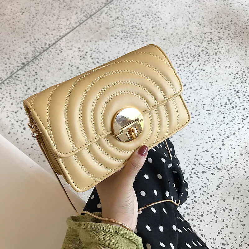 Pu Spiraea round Lock Small Square Bag Women's 2019 New Style Summer Korean-style Shoulder Bag Versatile Fashion Chain Shoulder
Pu Spiraea round Lock Small Square Bag Women's 2019 New Style Summer Korean-style Shoulder Bag Versatile Fashion Chain Shoulder