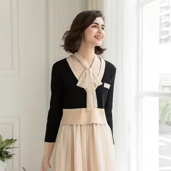 Autumn Winter Knitted Cardigan and Mesh Dress 2 Piece Set Women Two-piece Suit Long Slip Dresss Sweet Elegant Girl Clothing Set
Autumn Winter Knitted Cardigan and Mesh Dress 2 Piece Set Women Two-piece Suit Long Slip Dresss Sweet Elegant Girl Clothing Set