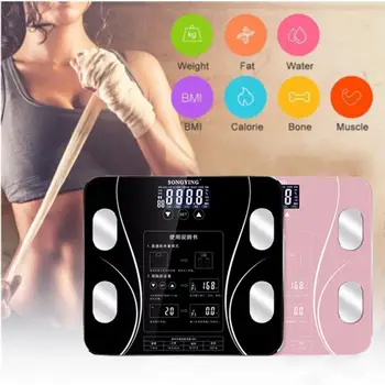 7 Parameters Portable Lightweight Universal Touch Glass Platform Smart Step-On Technology Digital Body Fat Scale Healthy
7 Parameters Portable Lightweight Universal Touch Glass Platform Smart Step-On Technology Digital Body Fat Scale Healthy