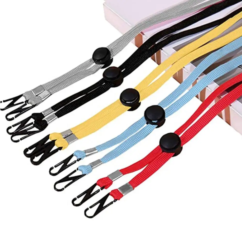 5pcs Random Colors Ultralight Adjustable Anti-lost Neck Straps Non-slip Hat Windproof Rope With Two Clips Ears Protector
5pcs Random Colors Ultralight Adjustable Anti-lost Neck Straps Non-slip Hat Windproof Rope With Two Clips Ears Protector