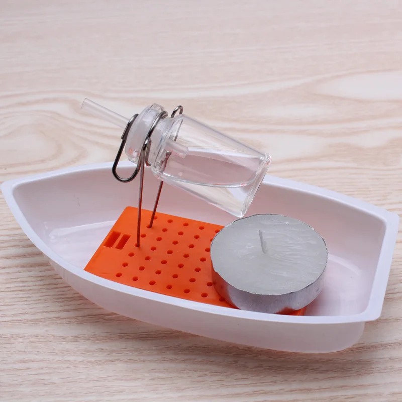 Steam Candle Powered Speed Boat Toy Handmade DIY Steamships Science Technology Learning Equipment Children Scientific Stem Toys
Steam Candle Powered Speed Boat Toy Handmade DIY Steamships Science Technology Learning Equipment Children Scientific Stem Toys