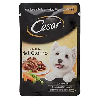 

Cesar - Le Delizie del Giorno, Alimento Completo per Cani, 100 g