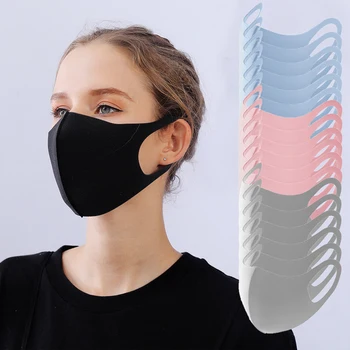 300/100/10pcs Hot Face Breathing Masks Washable Elastic Reusable Earloop Anti Dust Mouth Mask Fashion Black Maska Adult Masque
300/100/10pcs Hot Face Breathing Masks Washable Elastic Reusable Earloop Anti Dust Mouth Mask Fashion Black Maska Adult Masque