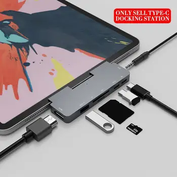 USB C Hub 60W PD Charging For iPad Pro MacBook Air Data with HDMI Adapter Earphone Jack Type-C USB Phone Switch to 3.0 J7Q7
USB C Hub 60W PD Charging For iPad Pro MacBook Air Data with HDMI Adapter Earphone Jack Type-C USB Phone Switch to 3.0 J7Q7
