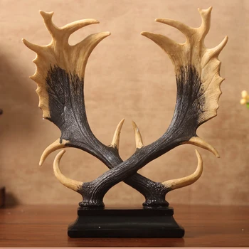 VINTAGE REINDEER ANTLERS SCULPTURE HANDMADE RESIN BUCK HORN MODEL CRAFTWORKS PRESENT ORNAMENT FOR HOME AND OFFICE DECORATION
VINTAGE REINDEER ANTLERS SCULPTURE HANDMADE RESIN BUCK HORN MODEL CRAFTWORKS PRESENT ORNAMENT FOR HOME AND OFFICE DECORATION