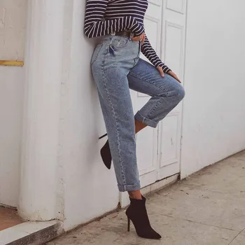 Spring Autumn Casual Denim Pencil Pants Women Grinding White Elastic Skinny Stretch Jeans High Waist Jeans Plus Size
Spring Autumn Casual Denim Pencil Pants Women Grinding White Elastic Skinny Stretch Jeans High Waist Jeans Plus Size