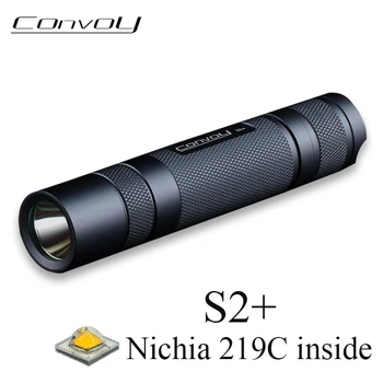 LED Flashlight Convoy S2+ with Nichia 219C Ra>90 DTP Copper Plate Temperature Protection Work Light Bicycle Light Lantern LED
LED Flashlight Convoy S2+ with Nichia 219C Ra>90 DTP Copper Plate Temperature Protection Work Light Bicycle Light Lantern LED