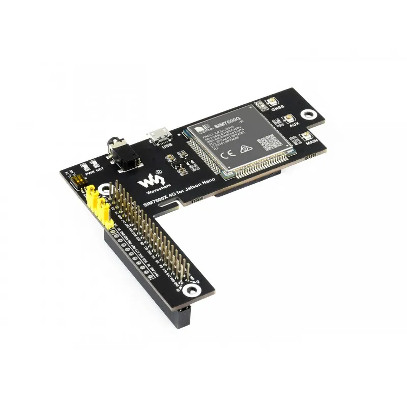 Global Applicable SIM7600G-H 4G/3G/2G/GNSS LTE CAT4 Module for Jetson Nano, Supports Dial-up, Telephone Call, SMS, Mail
Global Applicable SIM7600G-H 4G/3G/2G/GNSS LTE CAT4 Module for Jetson Nano, Supports Dial-up, Telephone Call, SMS, Mail