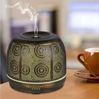 500 ml Large Capacity Metal Aroma Essential Oil Diffuser with Colorful LED Night Aroma Lamp Diffuser for Room Home Bedroom
500 ml Large Capacity Metal Aroma Essential Oil Diffuser with Colorful LED Night Aroma Lamp Diffuser for Room Home Bedroom