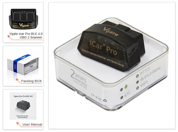 Vgate iCar Pro OBD2 Bluetooth 4.0 Scanner For Android/IOS wifi Car Diagnostic Tool ELM327 V2.1 Easydiag Scanner
Vgate iCar Pro OBD2 Bluetooth 4.0 Scanner For Android/IOS wifi Car Diagnostic Tool ELM327 V2.1 Easydiag Scanner