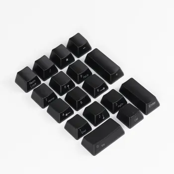 17 Keys ABS Side Translucent Keycap Laser Carving OEM Height Keycaps Suitable for Mechanical Keyboard Keypad Black
17 Keys ABS Side Translucent Keycap Laser Carving OEM Height Keycaps Suitable for Mechanical Keyboard Keypad Black
