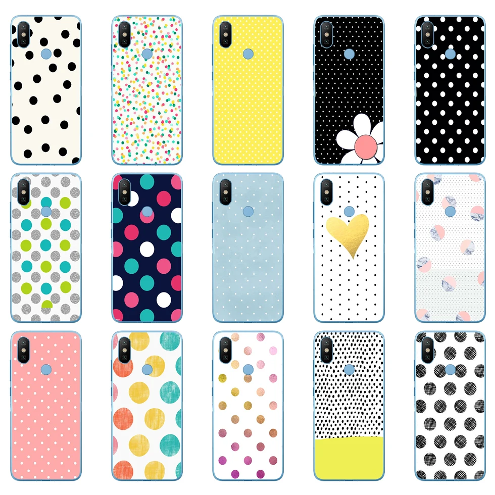 58DD Polka Dots Soft Silicone Cover Case for Xiaomi Redmi 6 6a mi 8 a2 lite note 5 6 pro 7 case
58DD Polka Dots Soft Silicone Cover Case for Xiaomi Redmi 6 6a mi 8 a2 lite note 5 6 pro 7 case